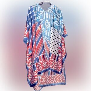 Colorful Geometric Patterned kimono